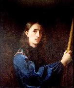 unknow artist Self-Portrait in a Blue Coat with Cuirass painting